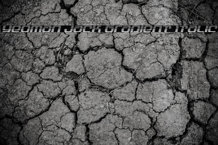 Yeoman Jack Gradient Italic Example 2