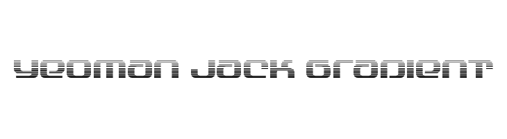 Yeoman Jack Gradient  フリーフォントのダウンロード