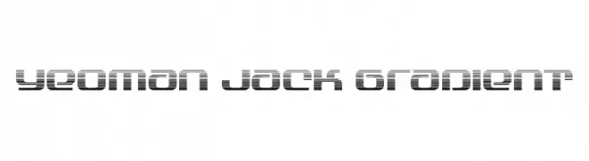 Yeoman Jack Gradient  les polices de caractères gratuit tlcharger
