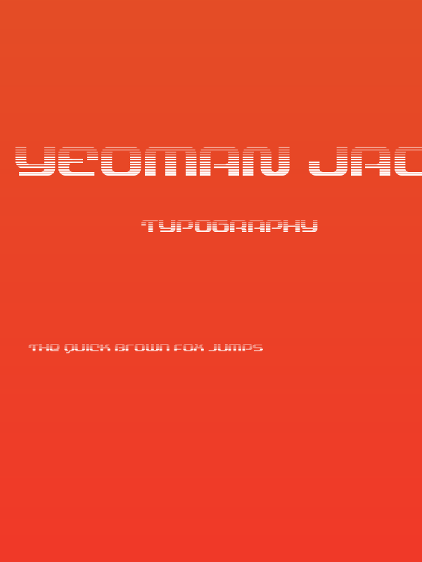 Yeoman Jack Gradient Poster