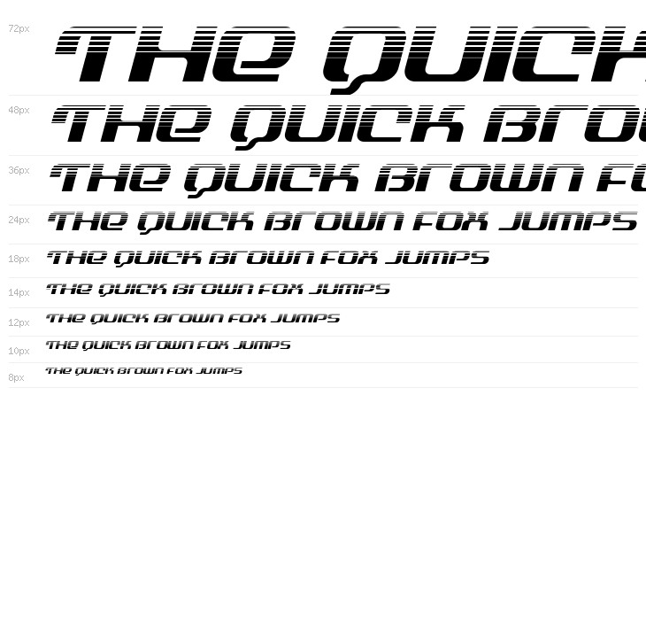 Yeoman Jack Halftone Italic Waterfall