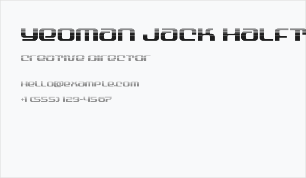 Yeoman Jack Halftone Business Card