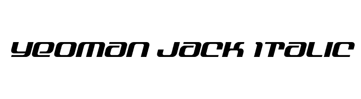 Yeoman Jack Italic  免费字体下载