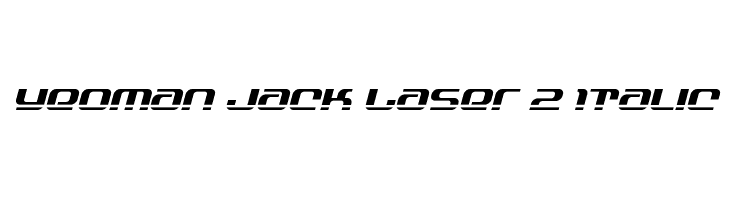 Yeoman Jack Laser 2 Italic  免费字体下载