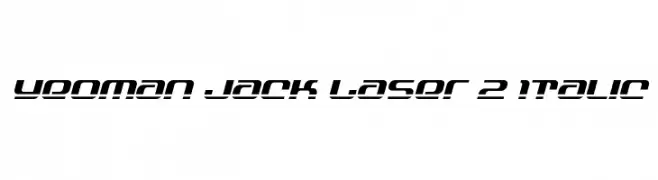 Yeoman Jack Laser 2 Italic  Descarca Fonturi Gratis