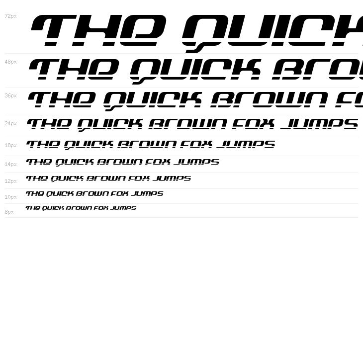 Yeoman Jack Laser 2 Italic Waterfall