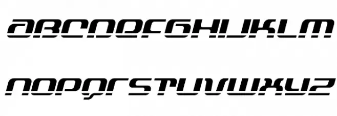 Yeoman Jack Laser 2 Italic Caratteri MINUSCOLO