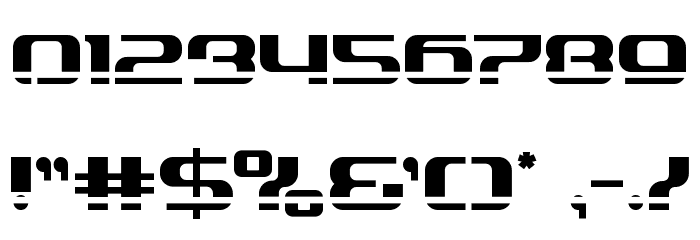 Yeoman Jack Laser 2 Font OTHER CHARS