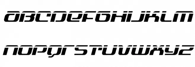 Yeoman Jack Laser Italic Schriftart Kleinbuchstaben