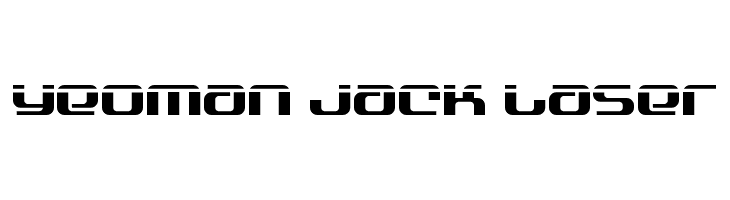 Yeoman Jack Laser  Frei Schriftart Herunterladen