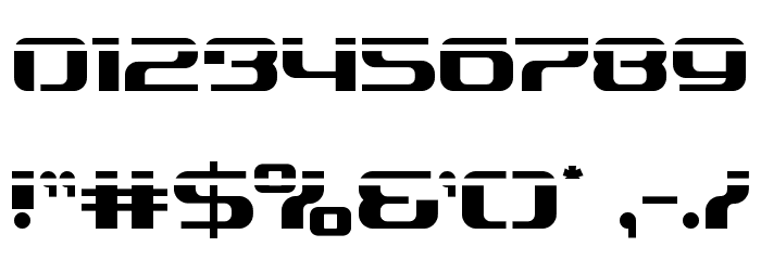 Yeoman Jack Laser Font OTHER CHARS