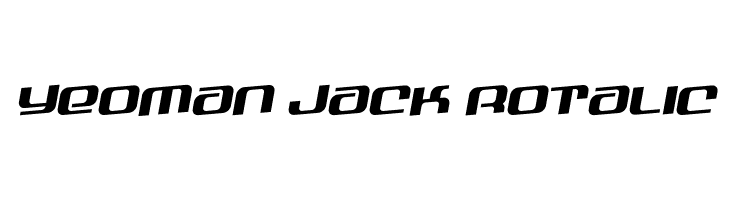 Yeoman Jack Rotalic  नि: शुल्क फ़ॉन्ट्स डाउनलोड