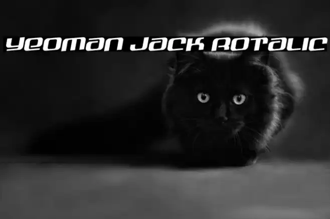 Yeoman Jack Rotalic Font examples