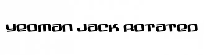 Yeoman Jack Rotated  Descarca Fonturi Gratis