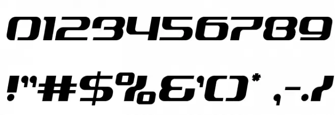 Yeoman Jack Semi-Italic Font OTHER CHARS