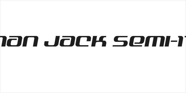 Yeoman Jack Semi-Italic Logo