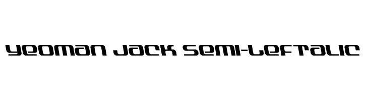 Yeoman Jack Semi-Leftalic  لخطوط تنزيل