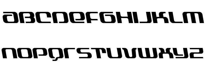Yeoman Jack Semi-Leftalic Font LOWERCASE