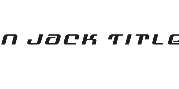 Yeoman Jack Title Italic Logo