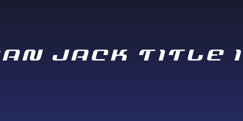 Yeoman Jack Title Italic Social Header