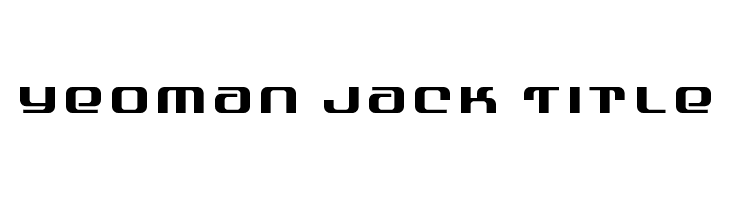 Yeoman Jack Title  Free Fonts Download