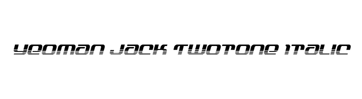 Yeoman Jack Twotone Italic  नि: शुल्क फ़ॉन्ट्स डाउनलोड