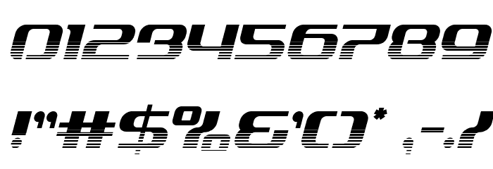 Yeoman Jack Twotone Italic Font OTHER CHARS