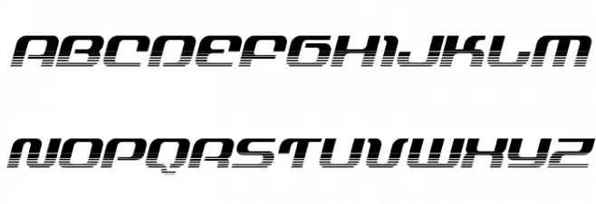 Yeoman Jack Twotone Italic 字体 大写