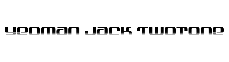 Yeoman Jack Twotone  لخطوط تنزيل