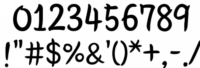 Yeon Sung Regular Font OTHER CHARS