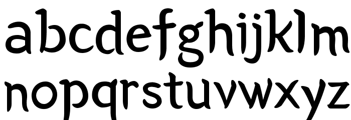 Yeon Sung Regular Font LOWERCASE