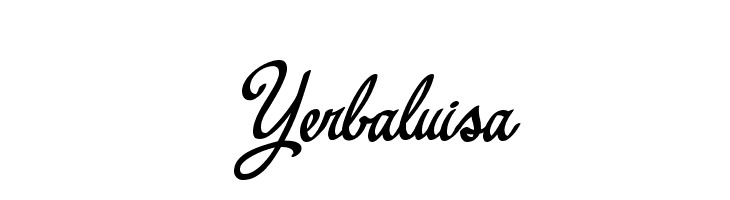 Yerbaluisa फ़ॉन्ट
