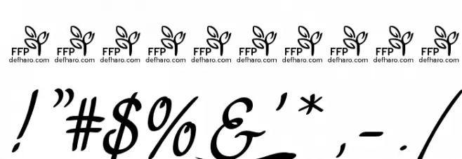 Yerbaluisa Font OTHER CHARS