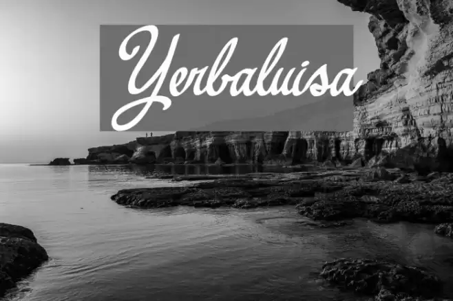 Yerbaluisa Font examples