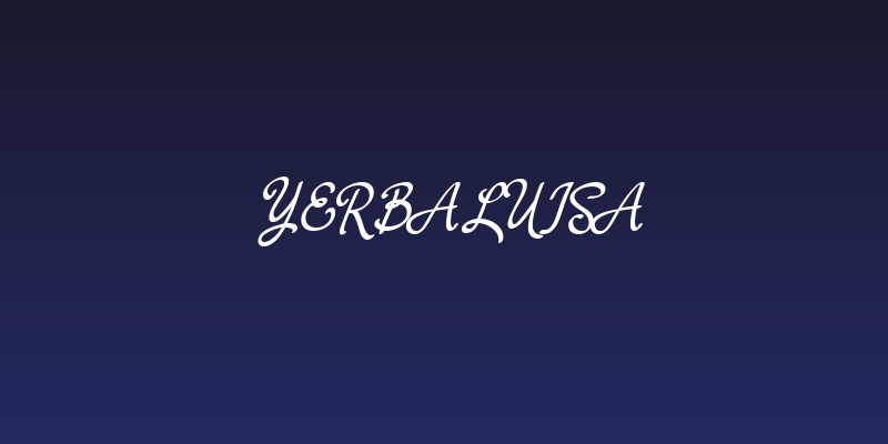 Yerbaluisa Social Header