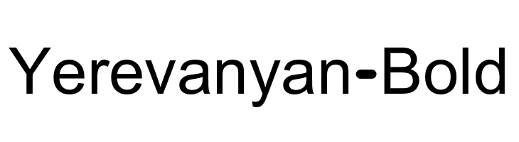 Yerevanyan-Bold  免费字体下载