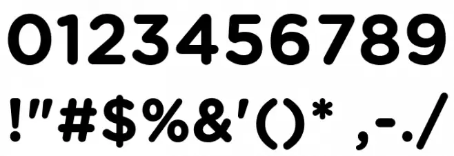 Yerevanyan-Bold Font OTHER CHARS