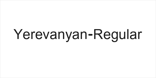 Yerevanyan-Regular Logo