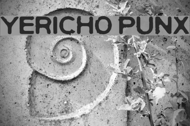 Yericho Punx Font examples