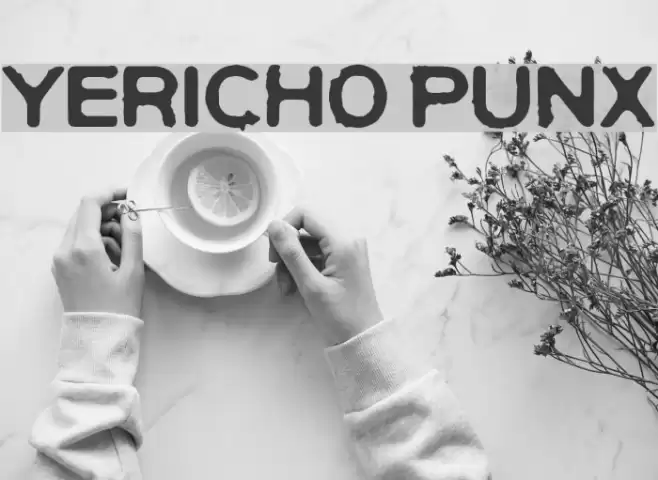 Yericho Punx Font examples