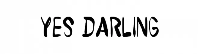 Yes Darling  नि: शुल्क फ़ॉन्ट्स डाउनलोड