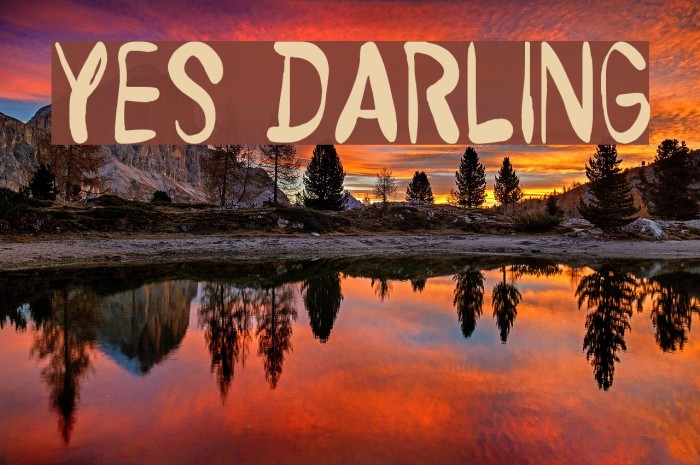 Yes Darling Example 2