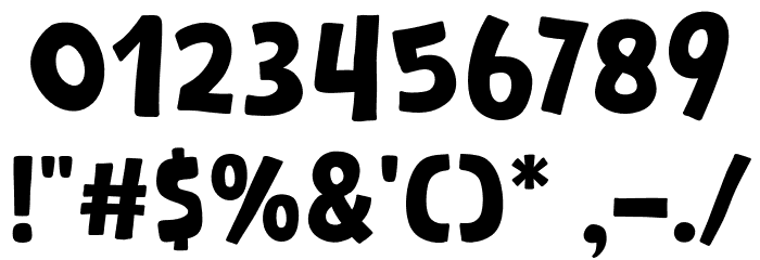 Yes Free Font OTHER CHARS