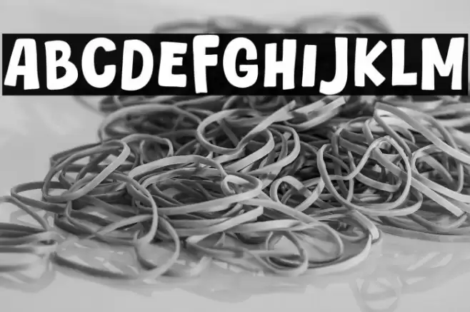 Yes Free Font examples