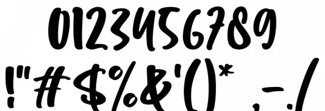 Yes Margo Font OTHER CHARS