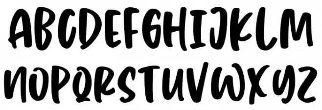 Yes Margo Schriftart Groß