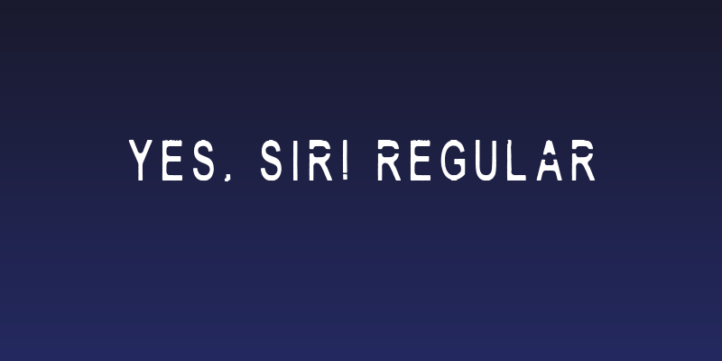 Yes, Sir! Regular Social Header
