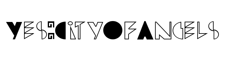 Yes:CityOfAngels  les polices de caractères gratuit tlcharger