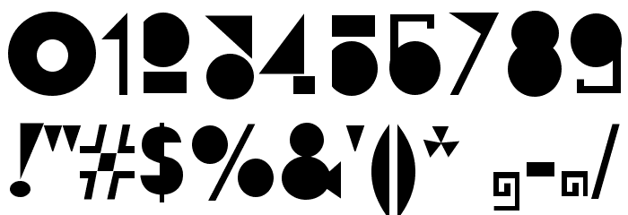 Yes:CityOfAngels フォント その他の文字