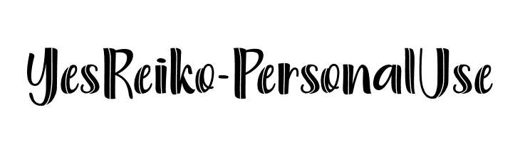 YesReiko-PersonalUse  لخطوط تنزيل